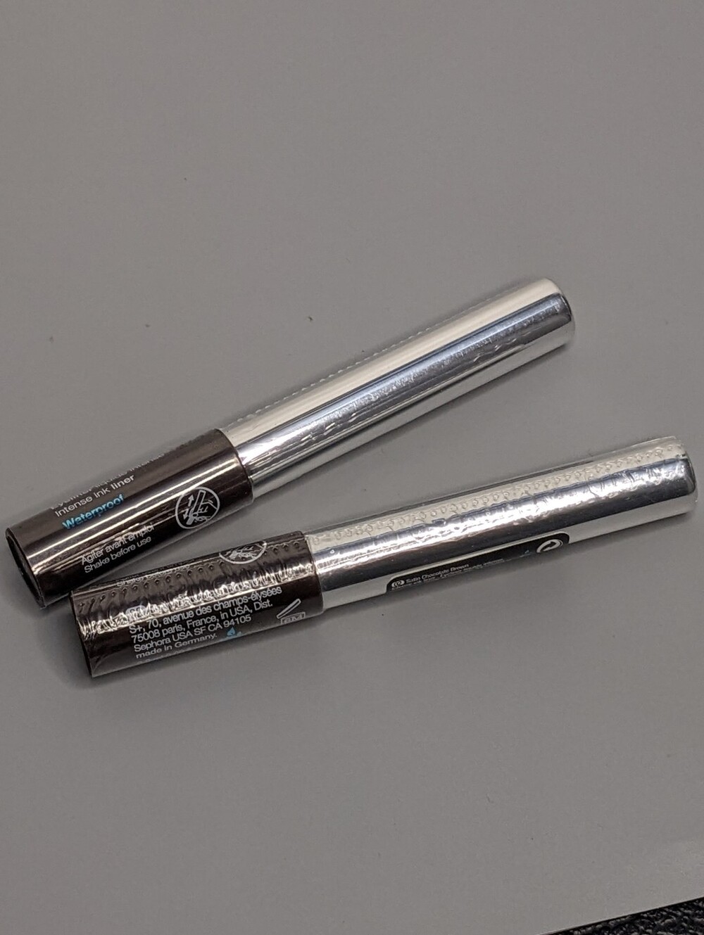 Sephora Liquid Satin Chocolate Brown Intense Ink Eyeliner Two Pack New